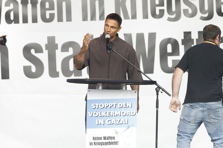Kundgebung für Frieden im Gazastreifen in Berlin