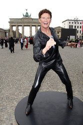 Launch der Wachsfigur von David Hasselhoff, Berlin