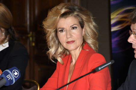 Pressekonferenz mit Anne-Sophie Mutter in München