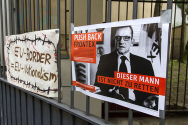 Farbbeutel Attacke auf Klaus Rösler, Berlin