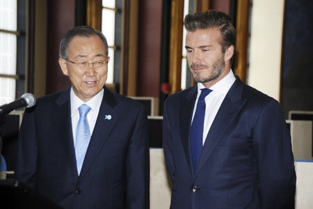 David Beckham beim UNICEF 'Giving Youth a Voice' Event in New York
