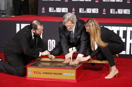 Hand and Footprint Ceremony mit Jeff Bridges in Los Angeles