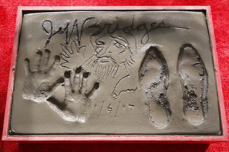 Hand and Footprint Ceremony mit Jeff Bridges in Los Angeles
