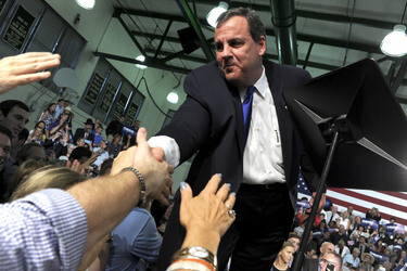 Chris Christie gibt Präsidentschaftskandidatur bekannt in Livingston