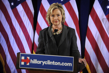 Hillary Clinton spricht in New York