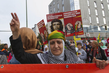'Berlin ist Kobane' Demonstration, Berlin