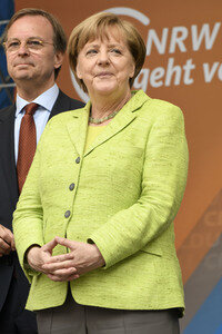 Abschlussveranstaltung der CDU im NRW Wahlkampf in Aachen