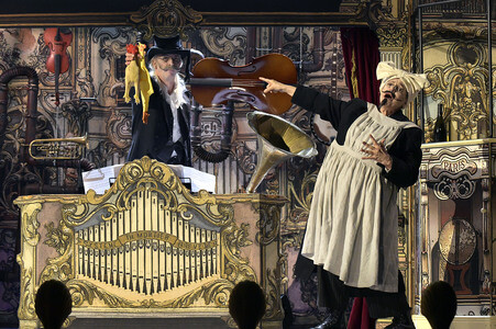 Theaterprobe 'Sauerkohl und Missetaten' in Berlin