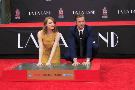 Hand and Footprint Ceremony mit Emma Stone und Ryan Gossling in Los Angeles