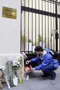 Madrid in Trauer um Opfer der Terroranschläge in Paris