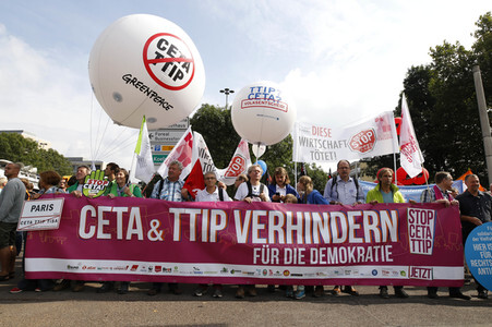 Demo gegen TTIP und Ceta in Köln