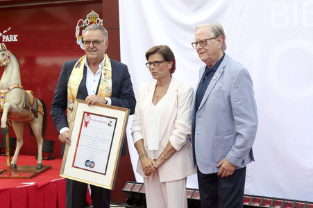 Einweihung des Themenbereichs Monaco mit Fürst Albert II. im Europa-Park in Rust
