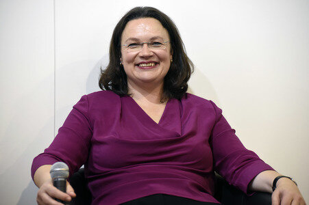 Andrea Nahles auf der Frankfurter Buchmesse 2017