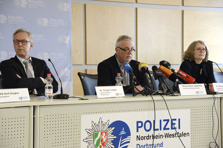 Pressekonferenz zur Verhaftung von Marcel H. in Dortmund