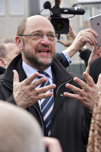 SPD-Kanzlerkandidat Martin Schulz in Darmstadt