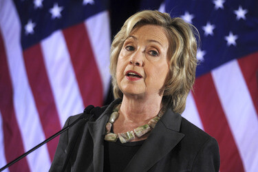 Hillary Clinton spricht in New York