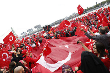 Erdogan-Demo in Köln
