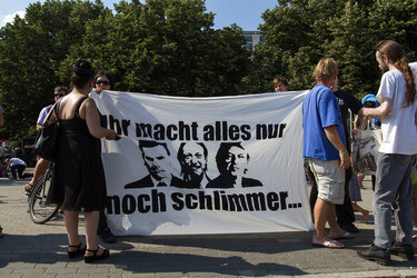 Mahnwache für Frieden, Berlin