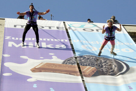 Milka Charity House-Running-Event in Hamburg