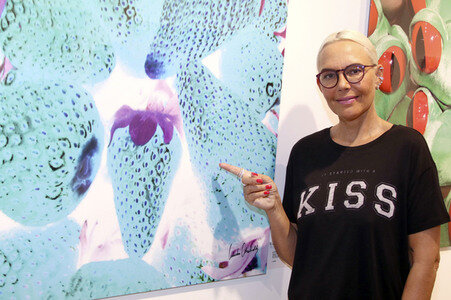 Ausstellungseröffnung mit Natascha Ochsenknecht in Hamburg