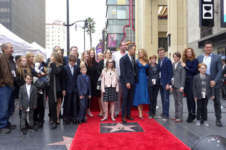Ryan Reynolds erhält einen Stern auf dem Hollywood Walk of Fame in Los Angeles