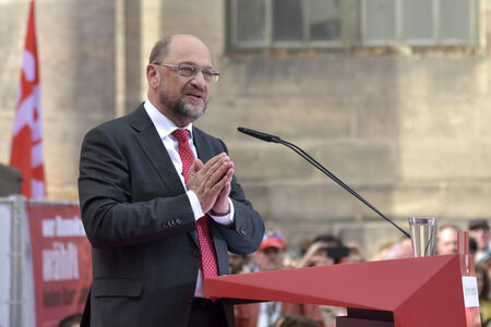 Wahlkampfveranstaltung mit Martin Schulz in Nürnberg