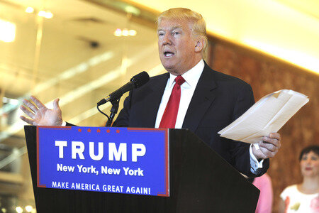 Donald Trump Pressekonferenz in New York