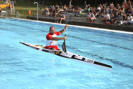 Wassersprung-Show 'Sprung meines Lebens' in Halle