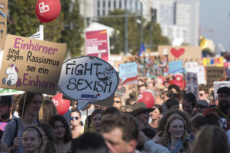 Demonstration 'Unteilbar' in Berlin