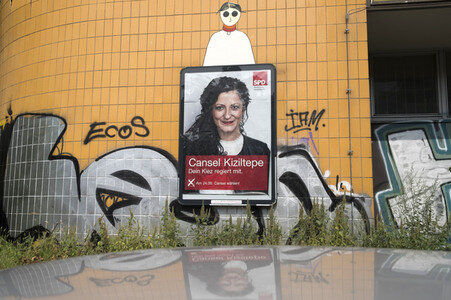 Bundestagswahlkampf-Plakate in Berlin