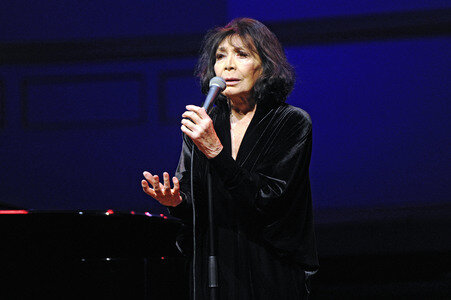Konzert von Juliette Greco in Hamburg