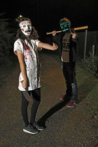 Photoshooting mit 'The Purge' Fans in Eldagsen
