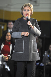 Wahlkampfrede von Hillary Clinton in New York