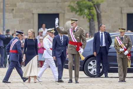 König Felipe bei Ordensverleihung in San Lorenzo de El Escorial