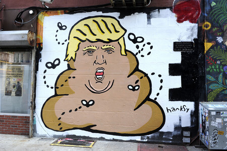 Donald Trump by Hanksy in New York