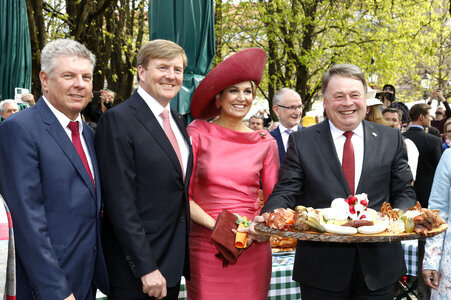 König Willem-Alexander und Königin Maxima der Niederlande in München