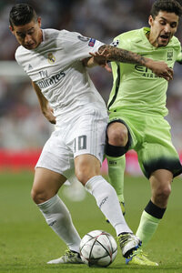 Champions League Match Real Madrid vs Manchester City in Madrid