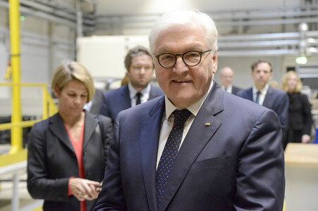 NRW Antrittsbesuch des Bundespräsidenten in Aachen