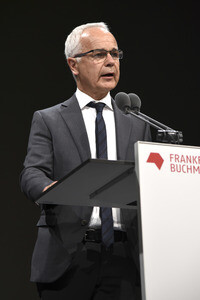 Eröffnung der 67. Frankfurter Biuchmesse 2015 in Franlfurt