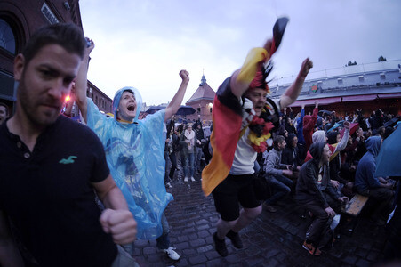 UEFA-Fußball-Europameisterschaft 2016 Spiel Deutschland gegen die Ukraine in Berlin