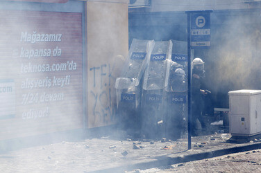Maidemonstration in Istanbul