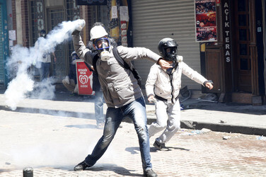 Maidemonstration in Istanbul