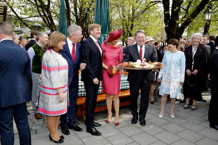 König Willem-Alexander und Königin Maxima der Niederlande in München