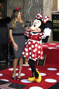 Minnie Mouse erhält einen Stern auf dem Hollywood Walk of Fame in Los Angeles
