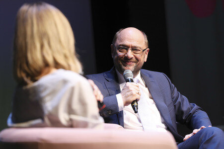 Martin Schulz zu Gast bei 'BRIGITTE Live' in Berlin