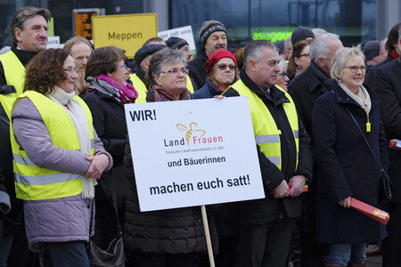 Demonstration 'Wir haben es Satt!' in Berlin