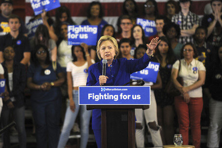 Wahlkampfrede von Hillary Clinton  in Newark
