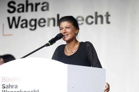 Wahlkampfveranstaltung des BSW in Duisburg