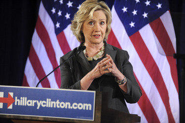 Hillary Clinton spricht in New York