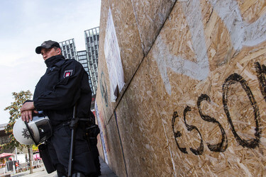 Hausbesetzer-Demo auf St. Pauli, Hamburg